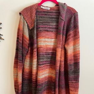 Women’s Ombre hooded cardigan
